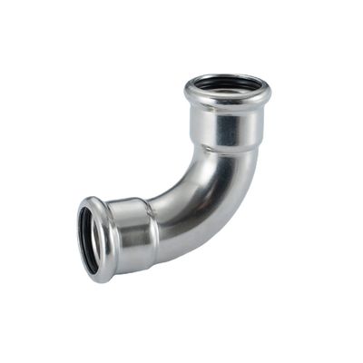 Good price วัสดุประปา เหล็กไร้สแตนเลส พิมพ์ปั๊บ Fittings โปรไฟล์ M 90 องศา ออนไลน์