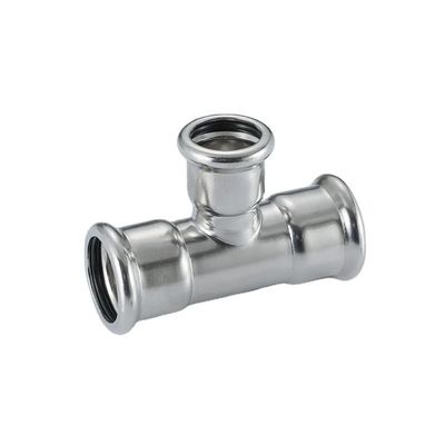 Good price SS304 316L อุตสาหกรรม Tee อุปกรณ์ประกอบพิมพ์เหล็กไร้ขัดสําหรับท่อน้ําและท่อแก๊ส ออนไลน์